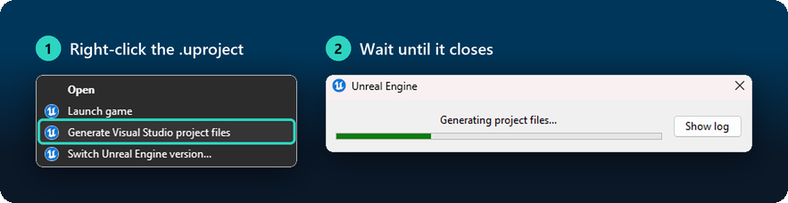 Generate Visual Studio project files