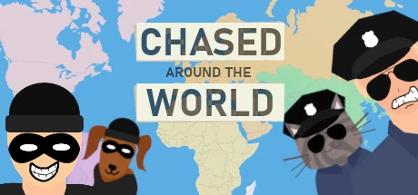 Chased around the world logo
